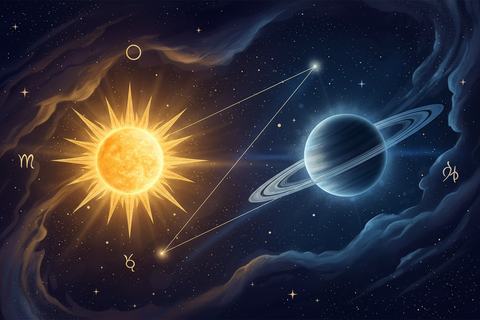 04. Oktober - Sonne Opposition Saturn