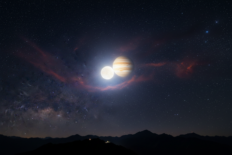 09. Juni: Venus Konjunktion Jupiter