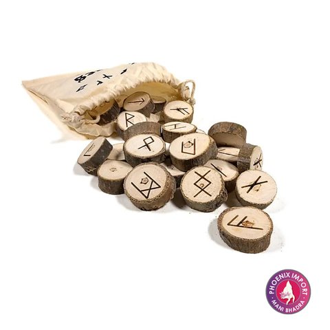 Hölzernes Runen-Orakel