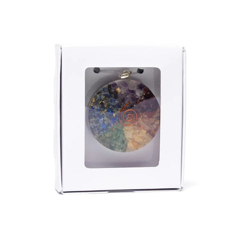 Orgonit-Anhänger – Chakra Rund