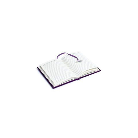 Notizbuch Samt Lila – Galaxie