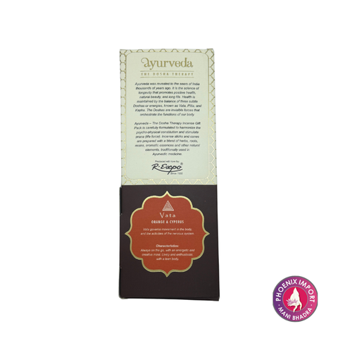 Ayurvedisches Räucherset – Vata-Dosha (Orange & Zypresse)