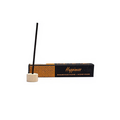 Happiness Räucherstäbchen mit Halter