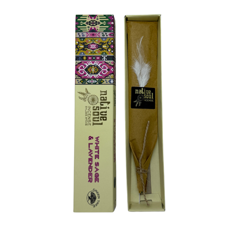 Native Soul Räucherstäbchen – White Sage & Lavender