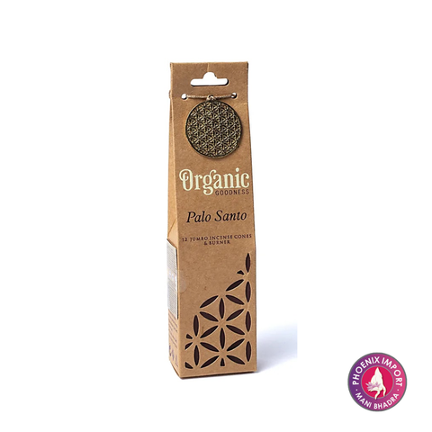 Organic Goodness Palo Santo – Räucherkegel inkl. Brenner