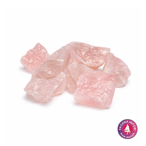 Rosenquarz Rohstein