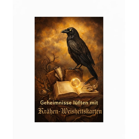 Krähen Weisheitskarten