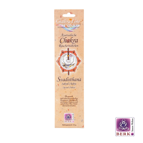 Sakralchakra (Svadisthana) Räucherstäbchen – Chakra Line