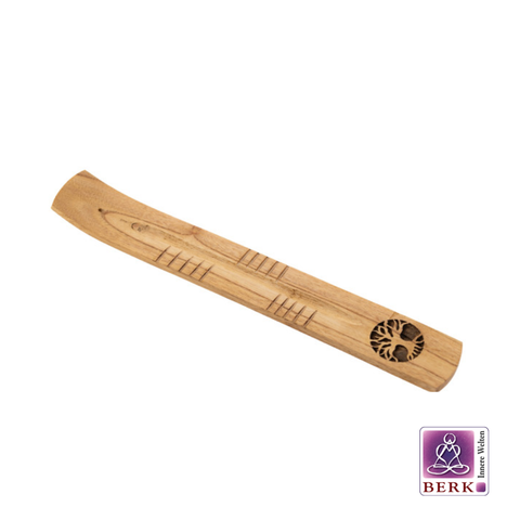 Räucherstäbchenhalter aus Holz – Baum des Lebens