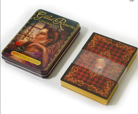 Gilded Reverie Lenormand – edeles Metall Etui