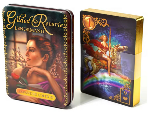 Gilded Reverie Lenormand – edeles Metall Etui