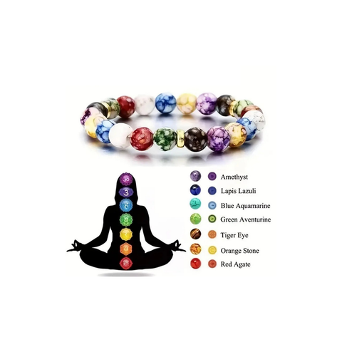 Chakra Perlen Armband