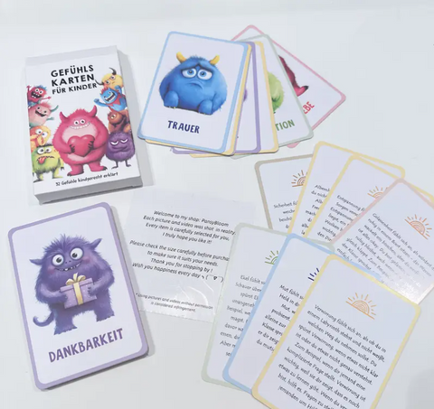 Gefühlskarten für Kinder