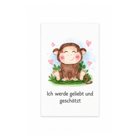 100 Affirmations-Karten mit Tiermotiven