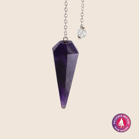 Sechskantpendel Amethyst