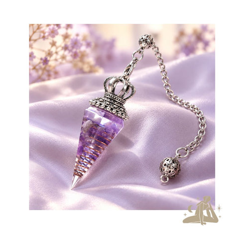 Orgon-Amethyst-Pendel 30 cm