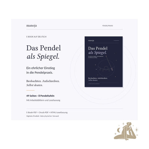 Das Pendel als Spiegel – E-Book mit Pendeltafeln und Arbeitsblättern