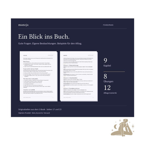 Das Pendel als Spiegel – E-Book mit Pendeltafeln und Arbeitsblättern
