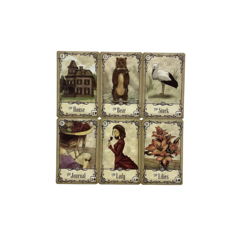Orakelkarten Unter den Rosen – Lenormand (Englisch)