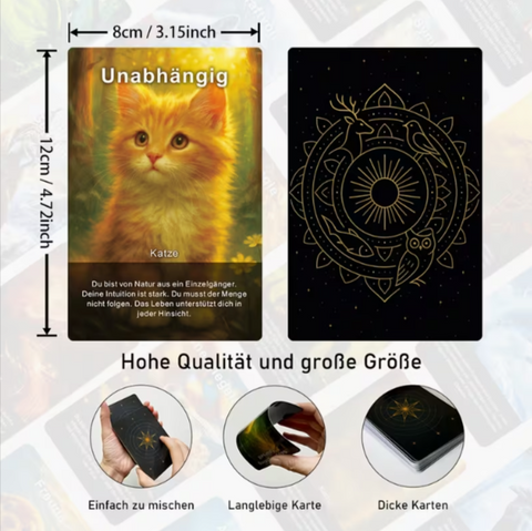 Krafttier Kartendeck