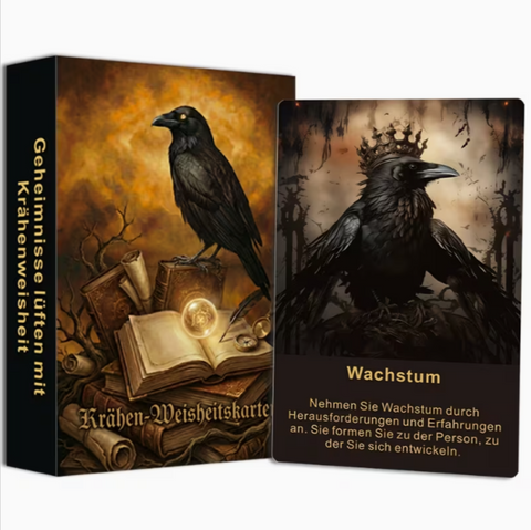 Krähen Weisheitskarten