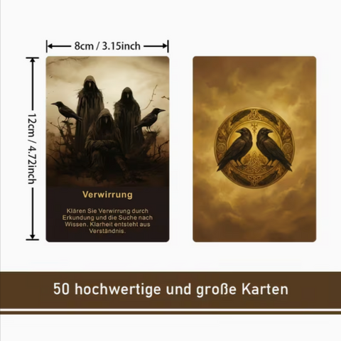 Krähen Weisheitskarten