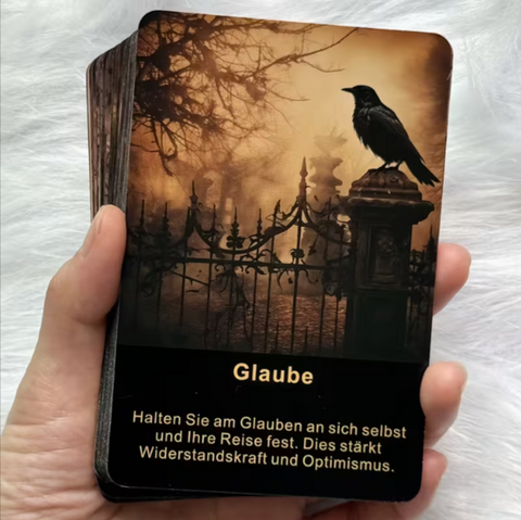 Krähen Weisheitskarten